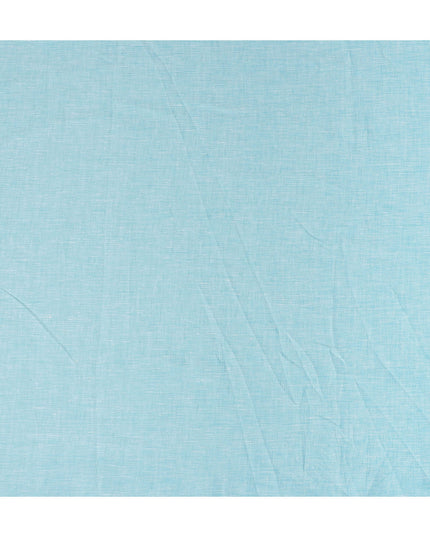 Aqua Sky Blue Linen Linen Fabric 150cm