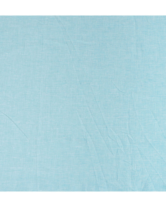 Aqua Sky Blue Linen Linen Fabric 150cm