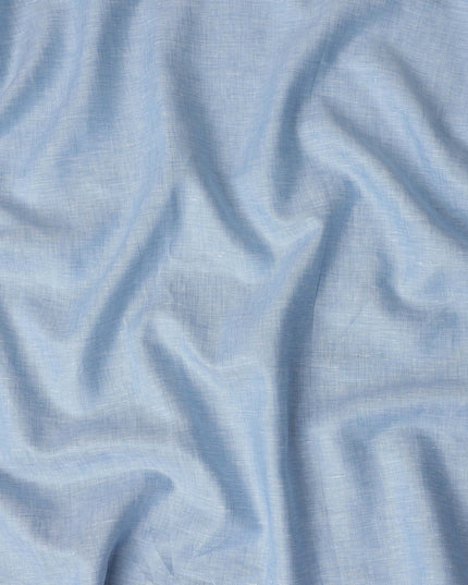 Powder Sky Blue Linen Linen Fabric 150cm