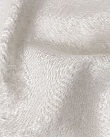 Ivory Cream Linen Linen Fabric 150cm