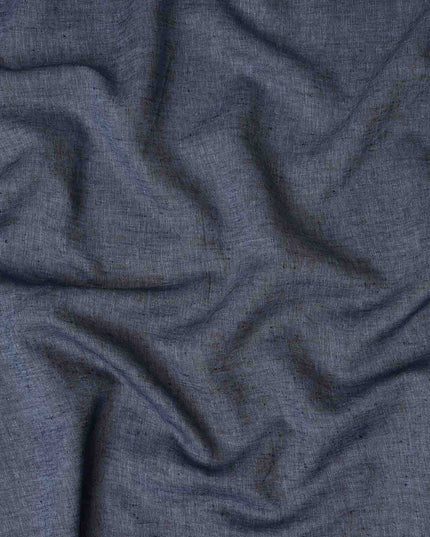 Denim Navy Linen Linen Fabric 150cm