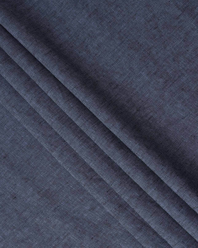 Denim Navy Linen Linen Fabric 150cm