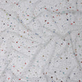 Frost White Fancy Synthetic Nylon Tulle Fabric 140cm