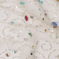 Snow White Fancy Synthetic Nylon Tulle Fabric 140cm