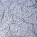 Ice Blue Leaf Synthetic Nylon Tulle Fabric 140cm