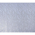 Ice Blue Leaf Synthetic Nylon Tulle Fabric 140cm