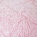 Petal Pink Leaf Synthetic Nylon Tulle Fabric 140cm