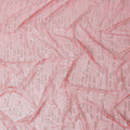 Rosewater Pink Geometric Synthetic Nylon Tulle Fabric 140cm