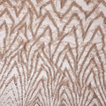 Rose Gold Geometric Synthetic Nylon Tulle Fabric 140cm