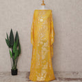 Golden Mustard Silk Ethnic Wear Fabric 140cm