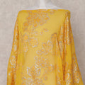 Golden Mustard Silk Ethnic Wear Fabric 140cm