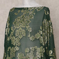 Emerald Green Silk Ethnic Wear Fabric 140cm