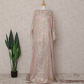 Blush Rose Gold Silk Ethnic Wear Fabric 140cm