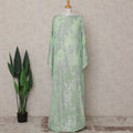 Mint Pistachio Silk Ethnic Wear Fabric 140cm