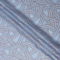 Sky Blue Silk Silk Fabric 110cm