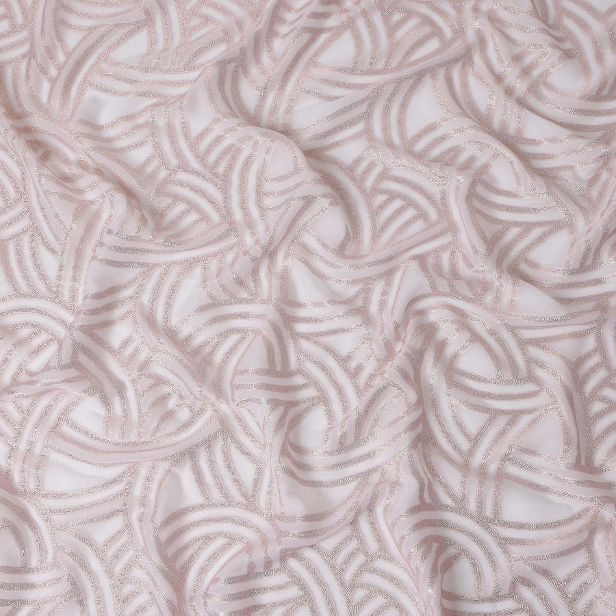 Blush Pink Silk Silk Fabric 110cm