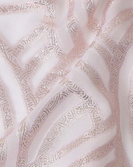 Blush Pink Silk Silk Fabric 110cm