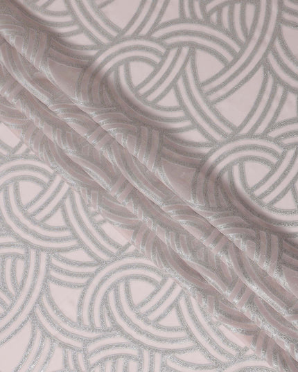 Champagne Ivory Silk Silk Fabric 110cm