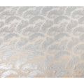 Pearl White Silk Chiffon Metallic Fabric 110cm
