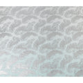 Seafoam Silver Silk Chiffon Metallic Fabric 110cm