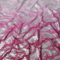 Fuchsia Pink Silk Chiffon Metallic Fabric 110cm