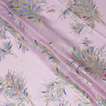 Orchid Pink Silk Chiffon Garbasaar Fabric Piece