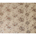 Sand Beige Silk Chiffon Garbasaar Fabric Piece