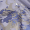 Lilac Purple Silk Chiffon Garbasaar Fabric Piece