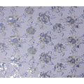 Lilac Purple Silk Chiffon Garbasaar Fabric Piece