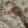 Pale Sage Green Silk Chiffon Garbasaar Fabric Piece