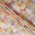 Sunset Multicolor Silk Chiffon Garbasaar Fabric Piece