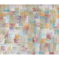 Teal-Rose Multicolor Silk Chiffon Garbasaar Fabric Piece
