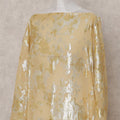 Champagne Gold Silk Chiffon Dirac Fabric Piece