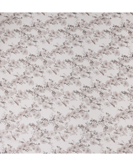 Mushroom Taupe Silk Chiffon Fabric 110cm | Regal Fabrics