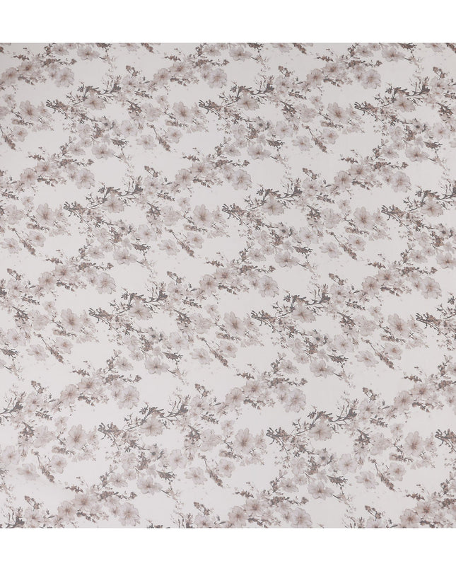 Mushroom Taupe Silk Chiffon Fabric 110cm | Regal Fabrics