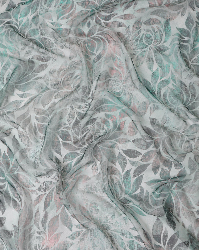 Sage Teal Silk Chiffon Fabric 110cm | Regal Fabrics