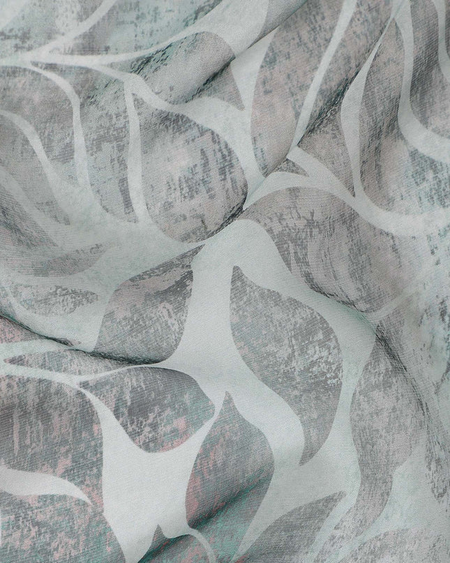 Sage Teal Silk Chiffon Fabric 110cm | Regal Fabrics