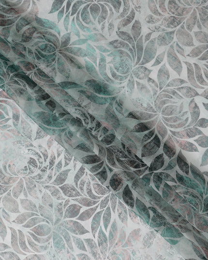 Sage Teal Silk Chiffon Fabric 110cm | Regal Fabrics