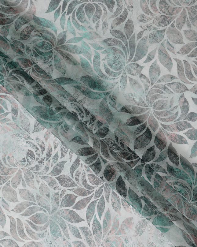 Sage Teal Silk Chiffon Fabric 110cm | Regal Fabrics