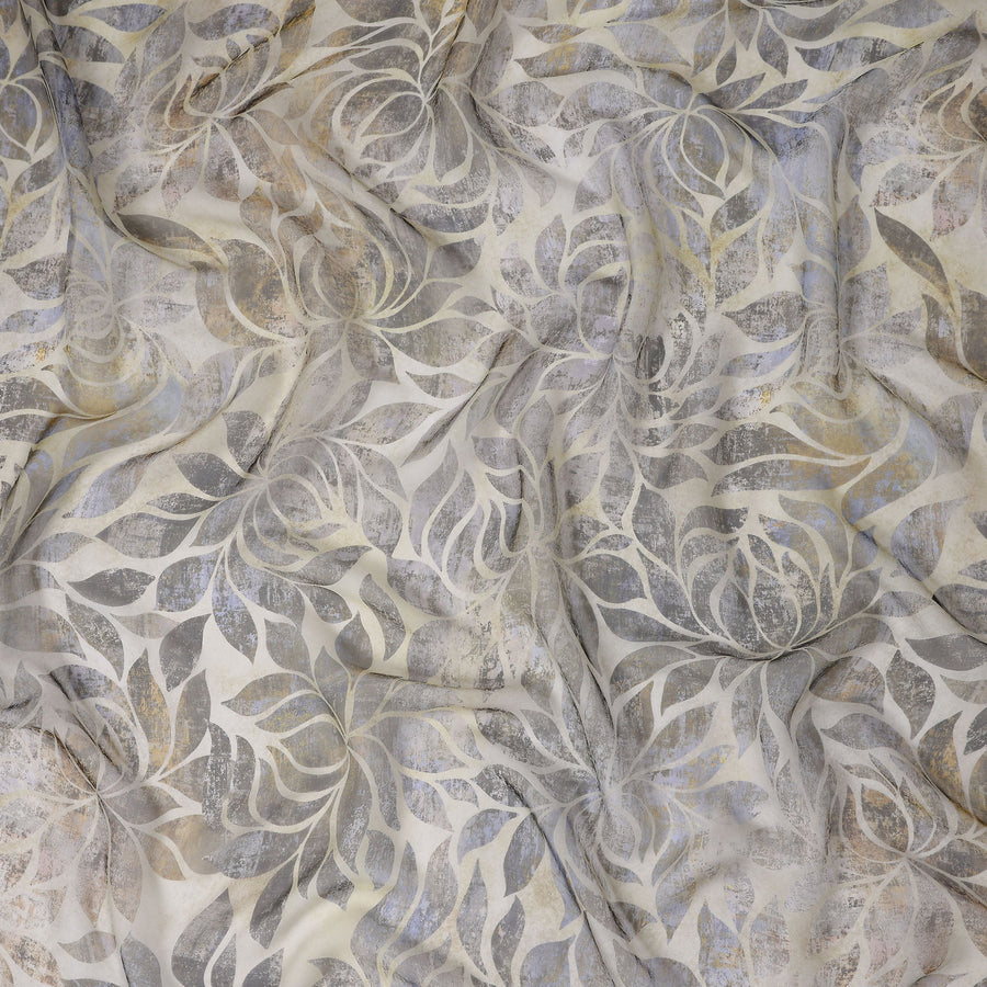 Golden Taupe Silk Chiffon Fabric 110cm | Regal Fabrics