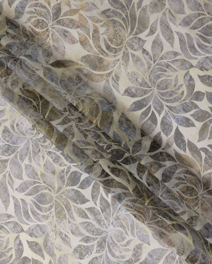 Golden Taupe Silk Chiffon Fabric 110cm | Regal Fabrics