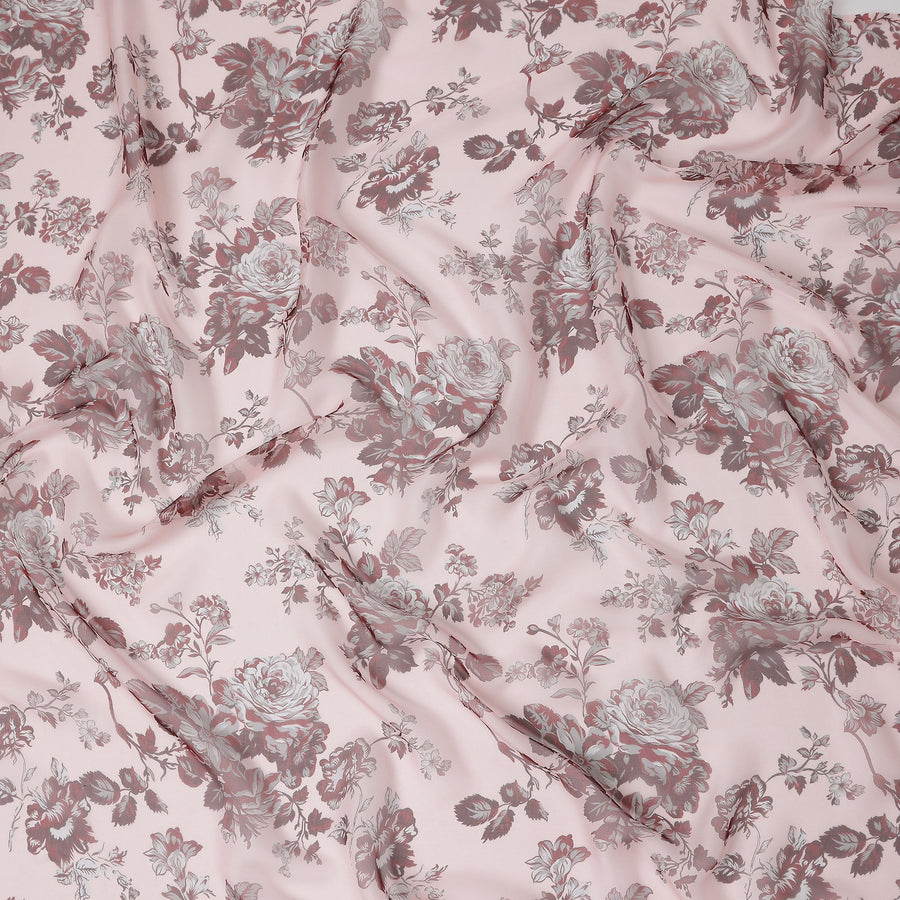 Blush Pink Silk Chiffon Fabric 110cm | Regal Fabrics