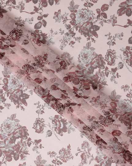 Blush Pink Silk Chiffon Fabric 110cm | Regal Fabrics