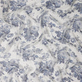 Slate Blue Silk Chiffon Fabric 110cm | Regal Fabrics
