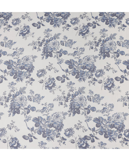 Slate Blue Silk Chiffon Fabric 110cm | Regal Fabrics
