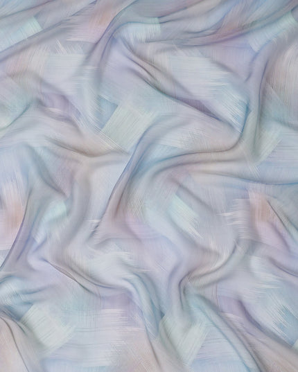 Pastel Lavender Silk Chiffon Fabric 110cm | Regal Fabrics