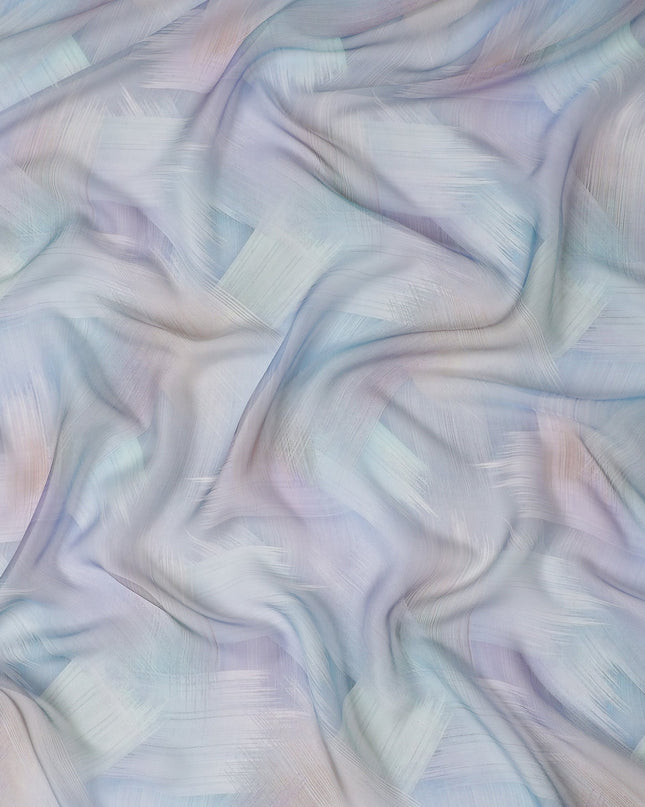 Pastel Lavender Silk Chiffon Fabric 110cm | Regal Fabrics