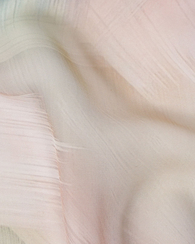 Peach Blush Silk Chiffon Fabric 110cm | Regal Fabrics