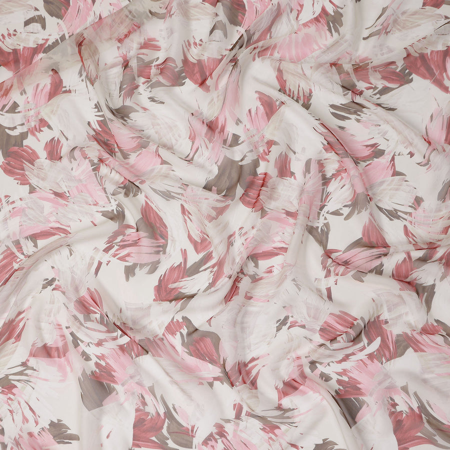Rosewood Mauve Silk Chiffon Fabric 110cm | Regal Fabrics