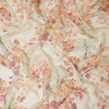 Coral Rust Silk Chiffon Fabric 110cm | Regal Fabrics